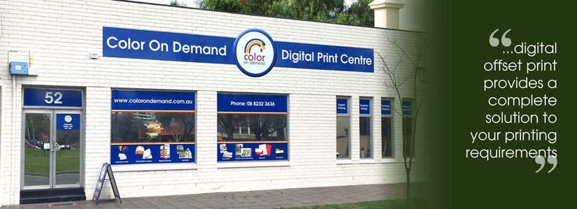 Color on Demand premises on Hurtle Square Adelaide