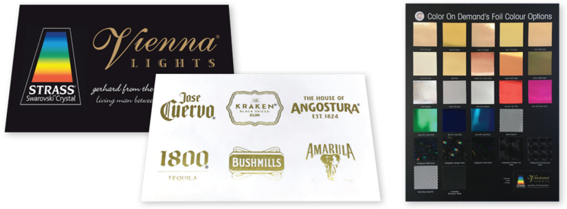 Foil lettering really makes your card stand out from the crowd.