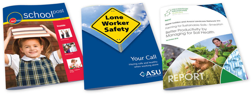 Booklet making for annual reports, magazines, tenders, newsletters & product catalogues