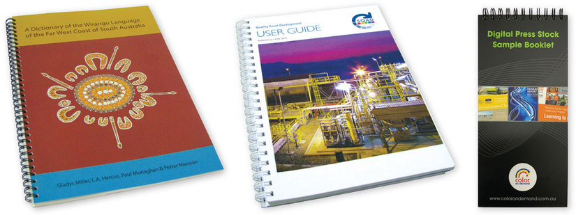 Wire binding is the most efficient and professional method of binding documents.