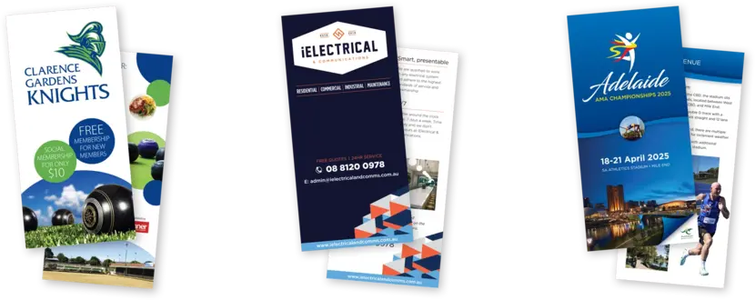Visually beautiful graphic designed brochures & flyers