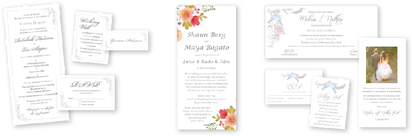 Wedding stationery -  everything you need from Color on Demand