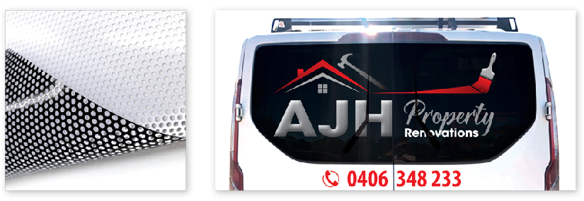 Window mesh film from Color On Demand