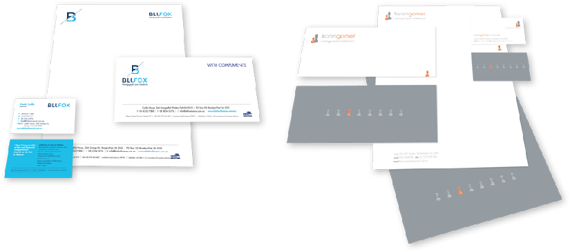 Create a corporate image by theming your stationery